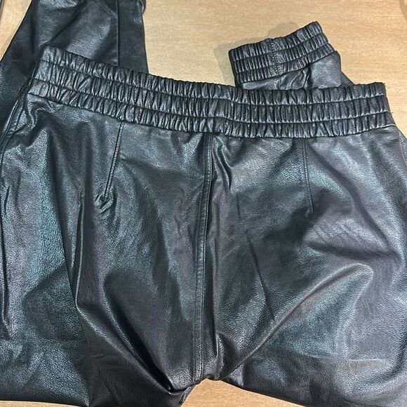 Spanx Leather Like Jogger Black Size small - Picture 6 of 7